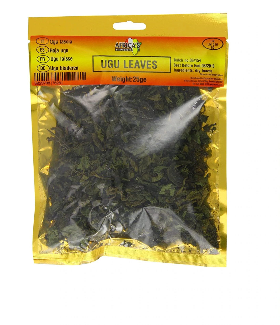 Dried Ugu leaves (Africa's Finest)
