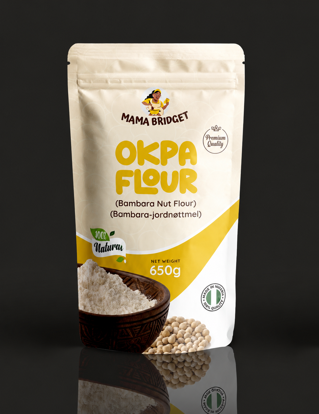 Ọkpa Flour (Bambarajordnøttmel) 650g