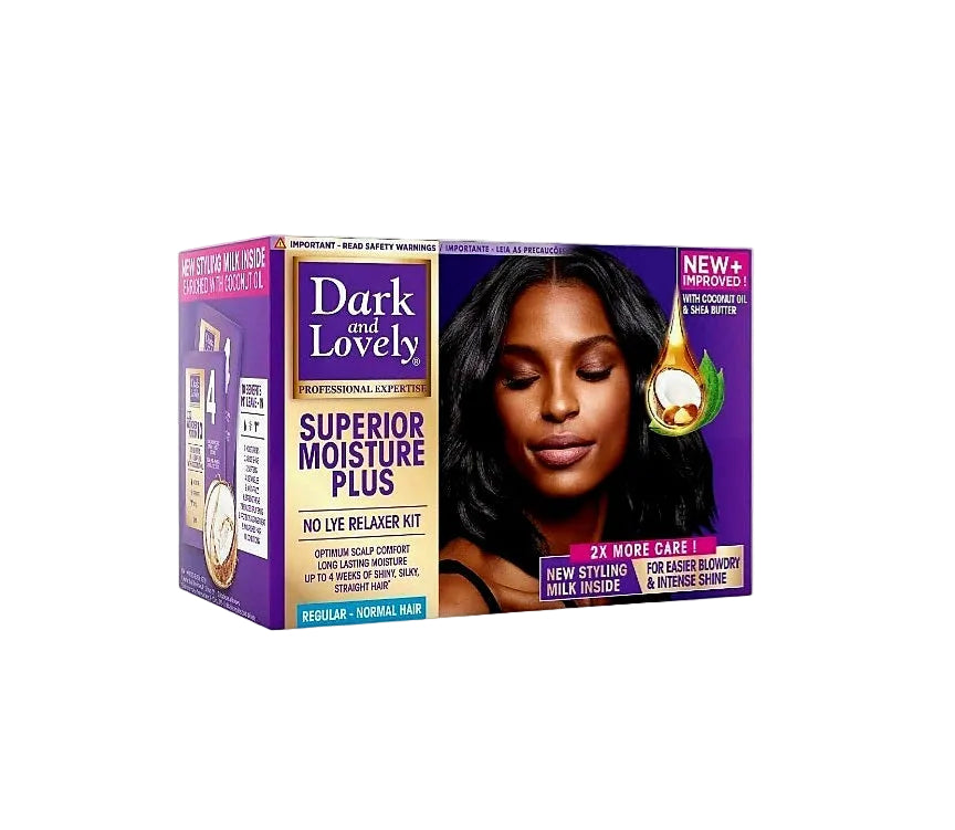 Dark & Lovely No-Lye Hair Relaxer Kit (Regular) Superior Moisture Plus
