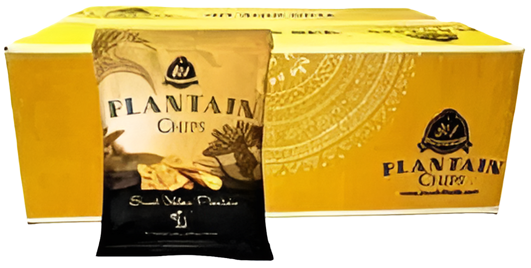 Olu Olu Yellow Plantain Chips 60g x 24 (Box)