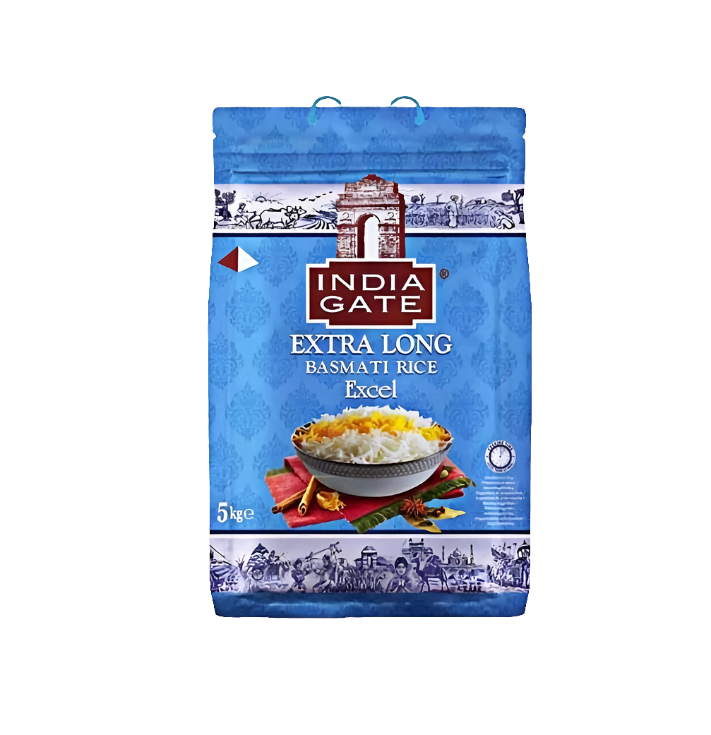Extra Rice Tag India Gate Extra Long Basmati Rice 5kg