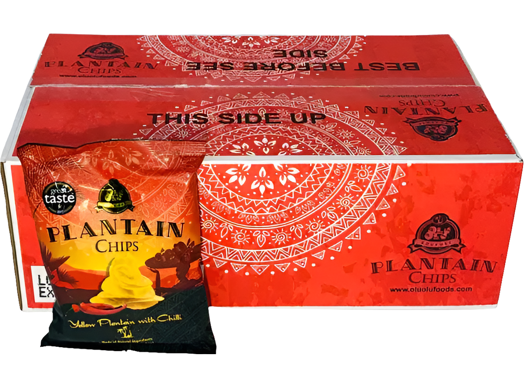 Olu Olu Plantain Chips 60g x 24 (Box)