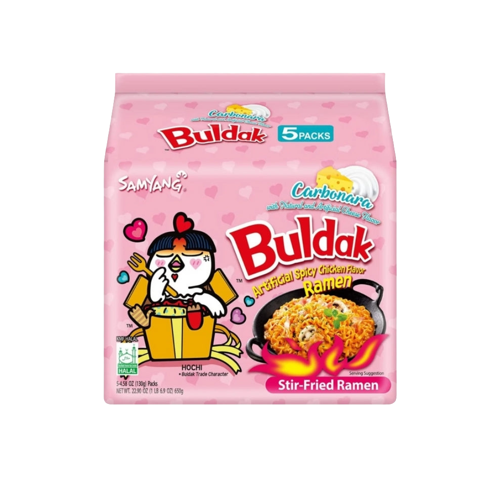 Buldak Carbonaara Flavor 130gx5packs