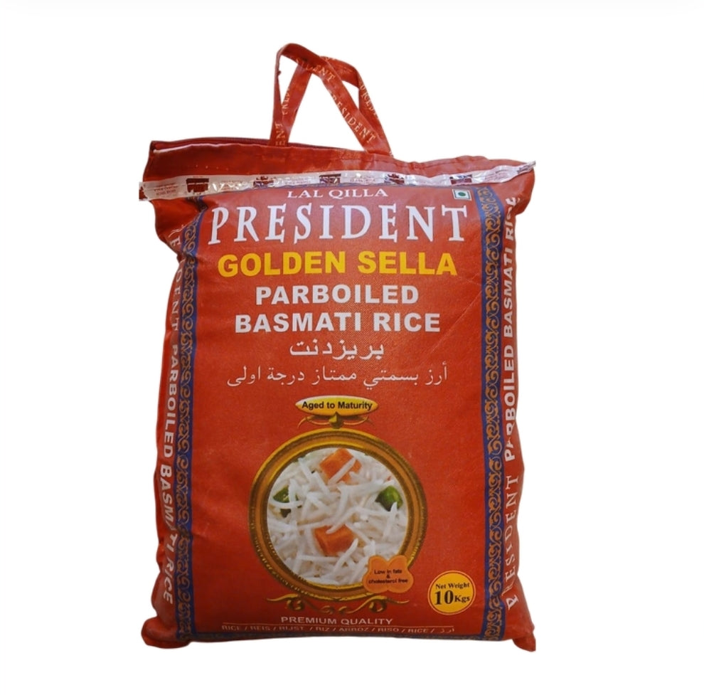 President Golden Sella Parboiled Basmati 10kg