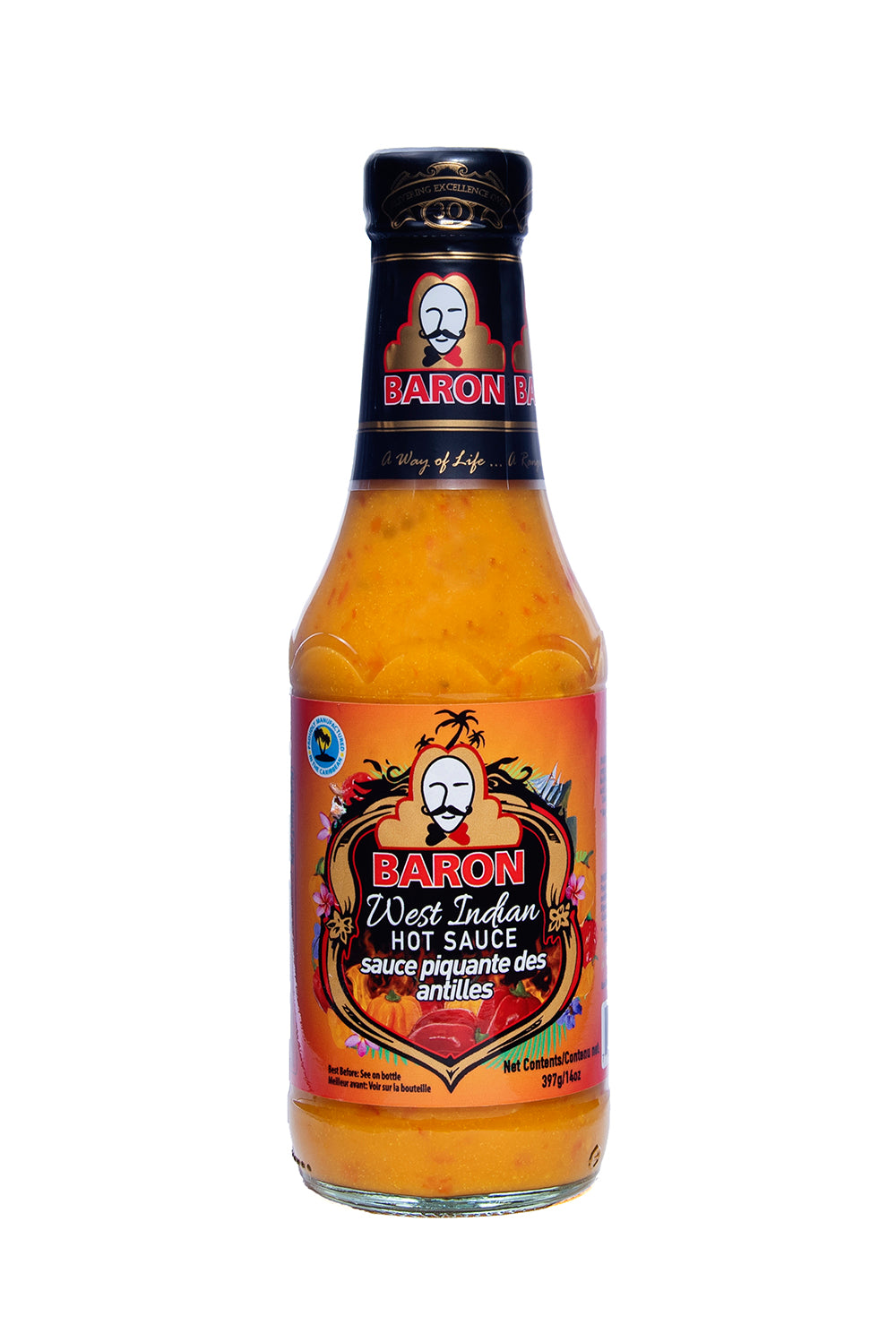 WEST INDIAN HOT SAUCE (Baron) 397g