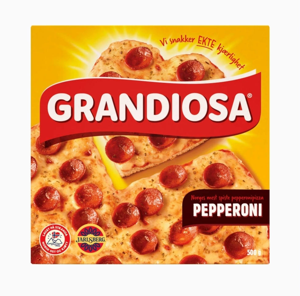 Pizza Grandiosa Pepperoni 500g Stabburet